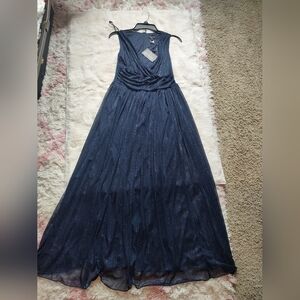 Chic Midnight Blue Maxi Dress